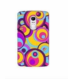 Amazon Brand - Solimo Designer Multicolor Circle 3D Printed Hard Back Case Mobile Cover for Lenovo Vibe X3