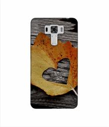 Amazon Brand - Solimo Designer Leaf with Heart Cut 3D Printed Hard Back Case Mobile Cover for Asus Zenfone 3 Laser ZC551KL