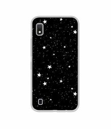 Amazon Brand - Solimo Designer Stars UV Printed Soft Back Case Mobile Cover for Samsung Galaxy A10