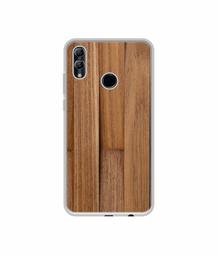 Amazon Brand - Solimo Designer Wooden Art UV Printed Soft Back Case Mobile Cover for Honor 10 Lite