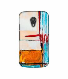 Amazon Brand - Solimo Designer Glass Paint 3D Printed Hard Back Case Mobile Cover for Motorola Moto G 2nd Generation