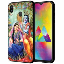 Amazon Brand - Solimo Designer Lord Radha Krishna Printed Hard Back Case Mobile Cover for Samsung Galaxy M20