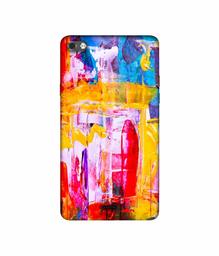 Amazon Brand - Solimo Designer Multicolor Canvas Paint 3D Printed Hard Back Case Mobile Cover for Micromax Canvas Sliver 5 Q450