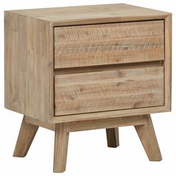 Amazon Brand – Stone & Beam Rylee Modern Acacia Wood Nightstand, 22