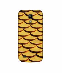 Amazon Brand - Solimo Designer Wooden Semi Circle Texture 3D Printed Hard Back Case Mobile Cover for Samsung Galaxy S4 Mini