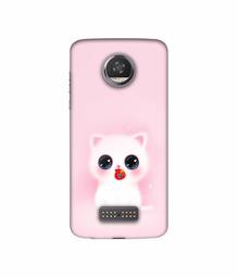 Amazon Brand - Solimo Designer Kitty 3D Printed Hard Back Case Mobile Cover for Moto Z2 Play