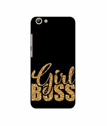 Amazon Brand - Solimo Designer Sparkle Girl Boss 3D Printed Hard Back Case Mobile Cover for Vivo Y69