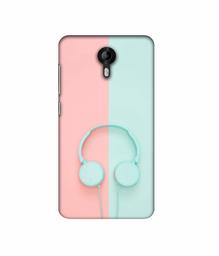 Amazon Brand - Solimo Designer Head Phone 3D Printed Hard Back Case Mobile Cover for Micromax Canvas Nitro 4G E455