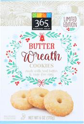 365 EVERYDAY VALUE Butter Wreath Cookie, 6 OZ