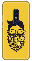 Amazon Brand - Solimo Designer Beard Man 3D Printed Hard Back Case Mobile Cover for Vivo V17 Pro