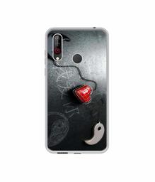 Amazon Brand - Solimo Designer Chinnese Yin and Yang UV Printed Soft Back Case Mobile Cover for LG W30