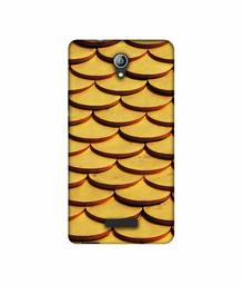 Amazon Brand - Solimo Designer Wooden Semi Circle Texture 3D Printed Hard Back Case Mobile Cover for Micromax Canvas Pace 4G Q416