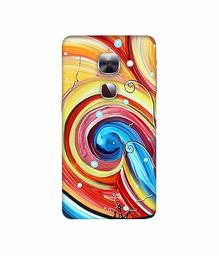 Amazon Brand - Solimo Designer Abstarct Color Mixing 3D Printed Hard Back Case Mobile Cover for LeEco Le Max 2