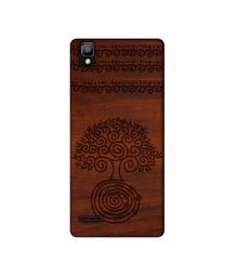 Amazon Brand - Solimo Designer Engraved Patten 3D Printed Hard Back Case Mobile Cover for Oppo A35