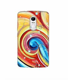 Amazon Brand - Solimo Designer Abstarct Color Mixing 3D Printed Hard Back Case Mobile Cover for Lenovo Vibe X3