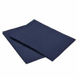 AmazonBasics Premium Microfiber Pillowcases, 2-Pack - 50 x 80 cm, Navy Blue