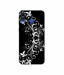 Amazon Brand - Solimo Designer Flower Art Pattern 3D Printed Hard Back Case Mobile Cover for Samsung Galaxy M21