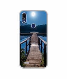 Amazon Brand - Solimo Designer Wooden Beach UV Printed Soft Back Case Mobile Cover for Gionee F10