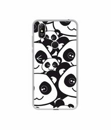 Amazon Brand - Solimo Designer Panda Texture UV Printed Soft Back Case Mobile Cover for Coolpad Cool 3 Plus