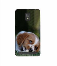 Amazon Brand - Solimo Designer Cute Puppy 3D Printed Hard Back Case Mobile Cover for Lenovo A6600