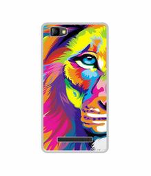 Amazon Brand - Solimo Designer Funny Cat Pattern Print UV Printed Soft Back Case Mobile Cover for Lyf Flame 8