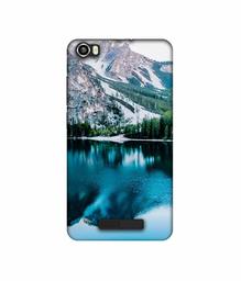 Amazon Brand - Solimo Designer Lake Mountain UV Printed Soft Back Case Mobile Cover for Lava Iris X8