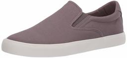 Amazon Essentials Classic Canvas Slip op Sneaker voor heren,Grijs,11.5 UK