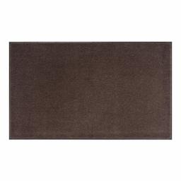 AmazonBasics Cut-Pile Polypropylene Commercial Carpet Vinyl-Backed Mat 4x6 Beige