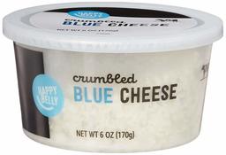 Amazon Brand - Happy Belly Blue Cheese Crumbles, 6 Ounce