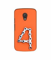 Amazon Brand - Solimo Designer Number Four 3D Printed Hard Back Case Mobile Cover for Motorola Moto G 2nd Generation