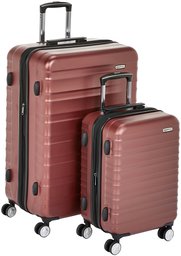 AmazonBasics premium hårdsidesspinnare bagage med inbyggt TSA-lås