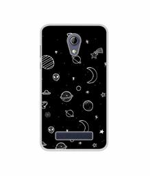 Amazon Brand - Solimo Designer Solar System UV Printed Soft Back Case Mobile Cover for Micromax Bharat 2 Plus