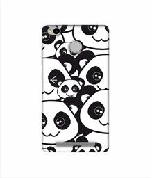 Amazon Brand - Solimo Designer Panda Texture 3D Printed Hard Back Case Mobile Cover for Xiaomi Redmi 3S Prime