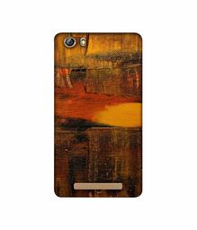 Amazon Brand - Solimo Designer Brown Shade Mashup 3D Printed Hard Back Case Mobile Cover for Gionee Marathon M5 lite