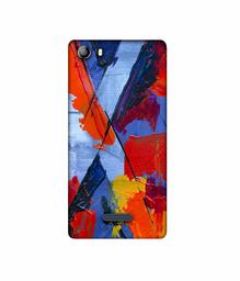 Amazon Brand - Solimo Designer X Multicolor Texture 3D Printed Hard Back Case Mobile Cover for Micromax Canvas 5 E481