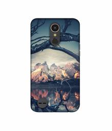 Amazon Brand - Solimo Designer Tree Reflextion 3D Printed Hard Back Case Mobile Cover for LG K10 (2017)