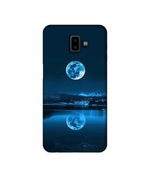 Amazon Brand - Solimo Designer Moon Pattern Print 3D Printed Hard Back Case Mobile Cover for Samsung Galaxy J6 Plus