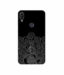 Amazon Brand - Solimo Designer Peacock Pattern 3D Printed Hard Back Case Mobile Cover for Asus Zenfone Max Pro M1 ZB601KL