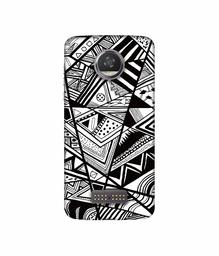 Amazon Brand - Solimo Designer Random Pattern 3D Printed Hard Back Case Mobile Cover for Moto Z2 Play