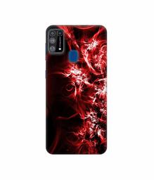 Amazon Brand - Solimo Designer Reddish Pattern 3D Printed Hard Back Case Mobile Cover for Samsung Galaxy M31