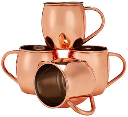 Pinzon Copper Moscow Mule Mug - Set of 4