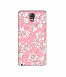 Amazon Brand - Solimo Designer White Flower Pattern 3D Printed Hard Back Case Mobile Cover for Samsung Galaxy Note 3 Neo