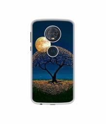 Amazon Brand - Solimo Designer Dark Night View UV Printed Soft Back Case Mobile Cover for Motorola Moto G6 Plus