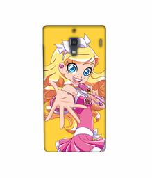 Amazon Brand - Solimo Designer Singing Girl Vector 3D Printed Hard Back Case Mobile Cover for Xiaomi Redmi 1S