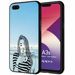 Amazon Brand - Solimo Designer Selfie Printed Hard Back Case Mobile Cover for Oppo A3s (D1270)