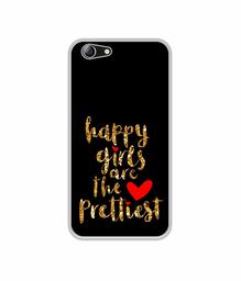 Amazon Brand - Solimo Designer Happy Girls are The Prettiest UV Printed Soft Back Case Mobile Cover for Micromax Canvas 2 Q4310