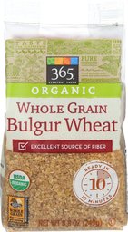 365 Everyday Value, Organic Whole Grain Bulgur Wheat, 8.8 oz