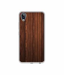 Amazon Brand - Solimo Designer Wooden Texture UV Printed Soft Back Case Mobile Cover for Vivo Y91i