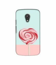 Amazon Brand - Solimo Designer Round Candy 3D Printed Hard Back Case Mobile Cover for Motorola Moto G 2nd Generation