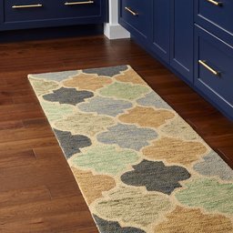 Amazon Brand – Stone & Beam Quarterfoil Wool Runner Rug, 2' 3